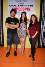 Pooja Chopra, Vikas Bhalla  at Gold Gym Super Spin Contest in Bandra, Mumbai on 23rd Aug 2014